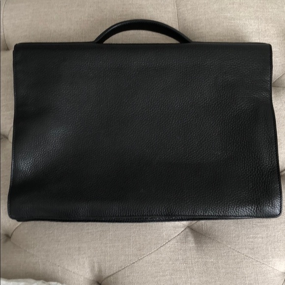 100% Authentic Leather Gucci Briefcase - Black - Picture 7 of 8